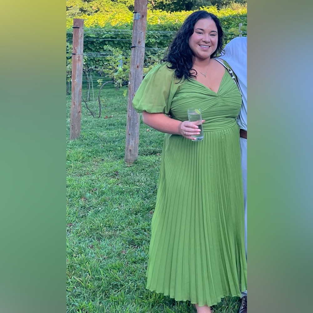 Abercrombie & Fitch Olive Green Maxi Dress